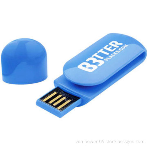 Plastic Memory Stick, USB Book Clip, Full Capacity, Can Pass H2 Test